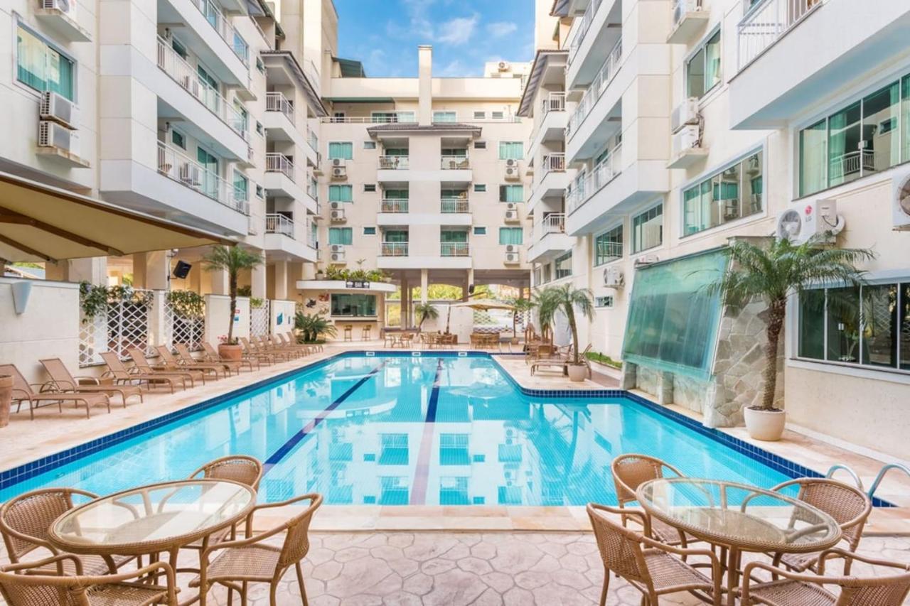 Flat Com Piscina Termica No Bombinhas Summer Beach ภายนอก รูปภาพ